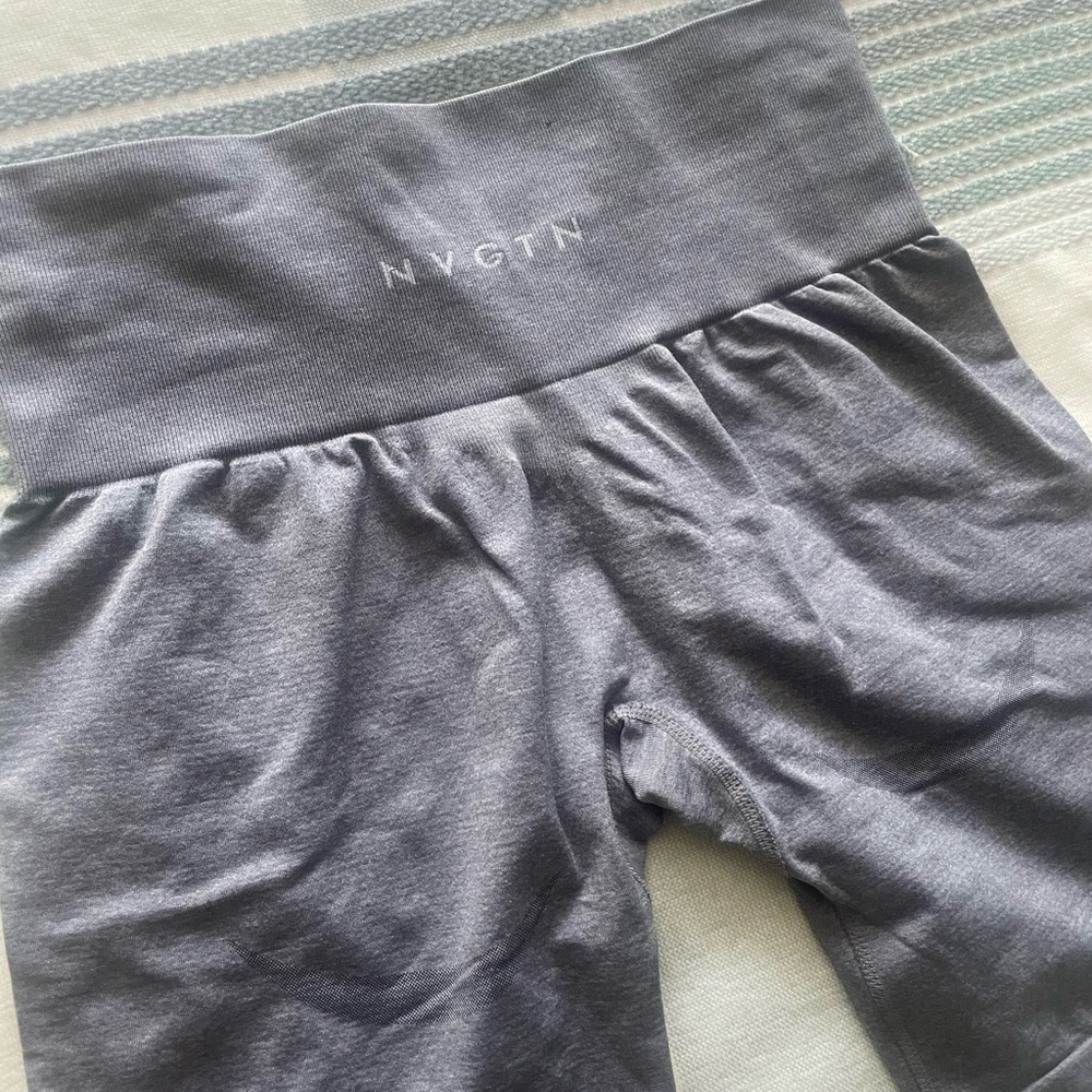 NVGTN Gray legging shorts